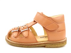 Angulus sandal peach with buckles and velcro